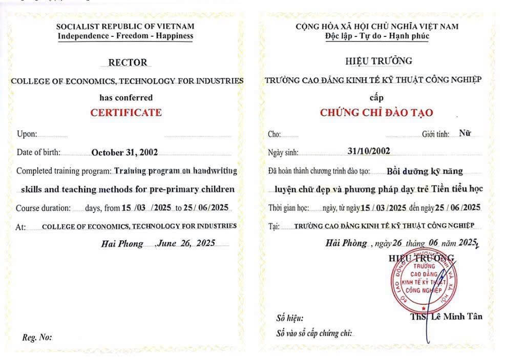 Tuyển sinh các lớp