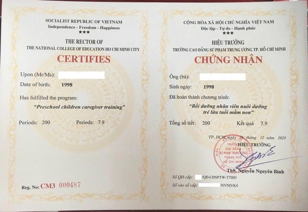 Tuyển Sinh các lớp